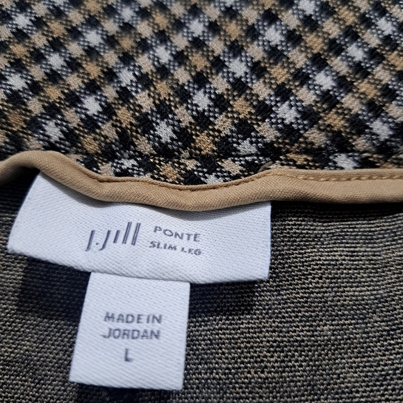 J. Jill Ponte Slim Leg Pant Size Large - Picture 3 of 10
